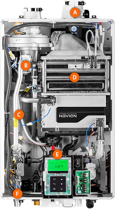 Navien NPE-240A2 condensing tankless water heater